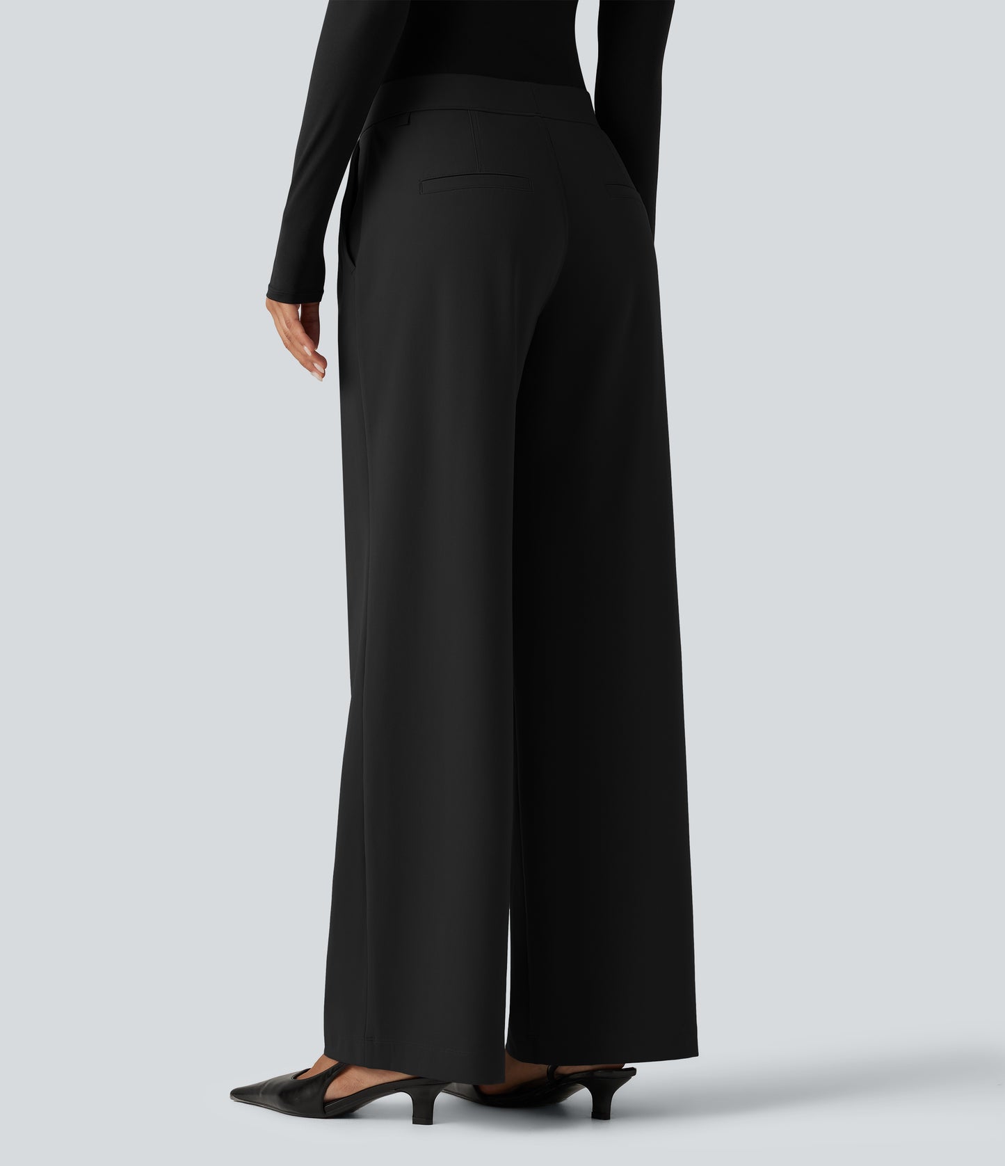 Halara Flex™ DayStretch Low Rise Straight Leg Work Pants with Pockets