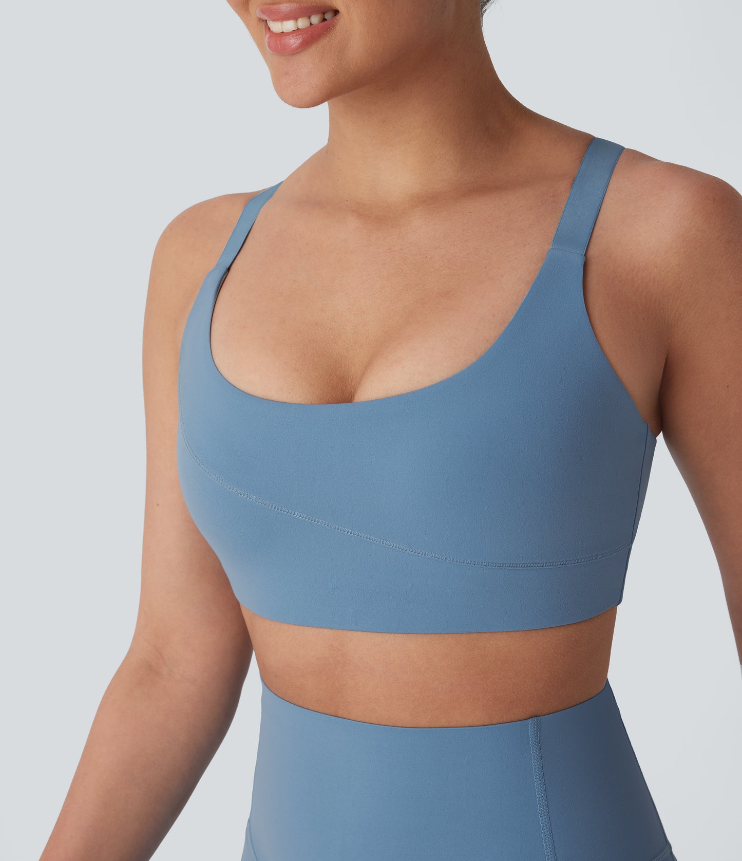 Halara UltraSculpt™ Medium Support U Neck Workout Sports Bra A-D Cups