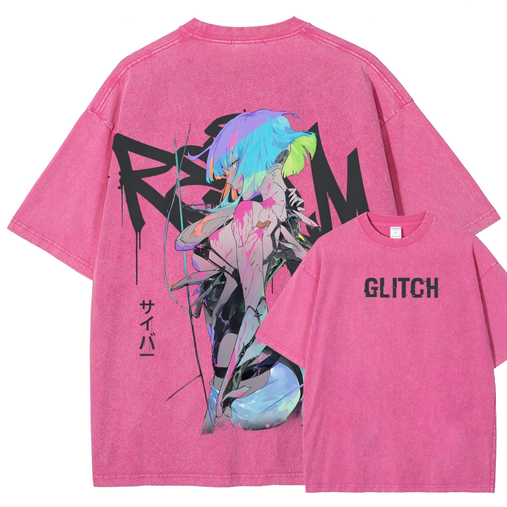 Cyberpunk Unisex Fit Washed T-Shirt 25 7 36872