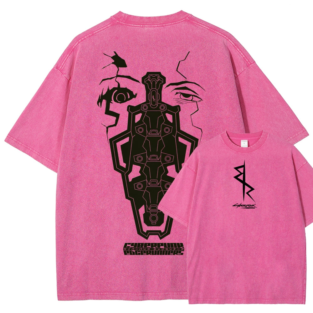 Cyberpunk Edgerunners Unisex Fit Washed T-Shirt 25 9 12 86
