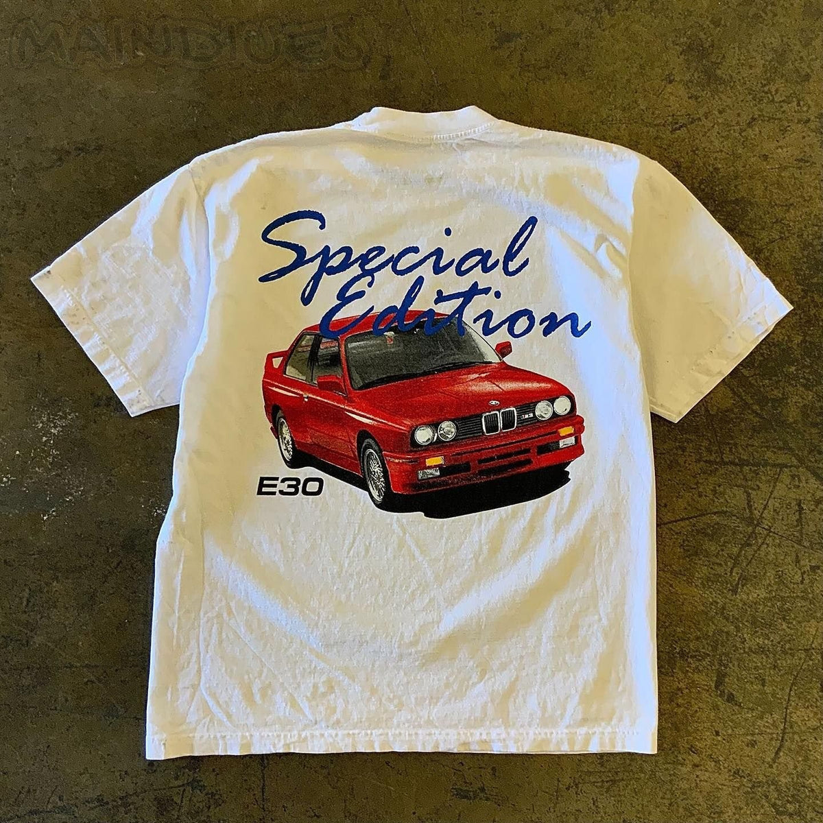 Trendy Personalized Car Print Street Style T-Shirt