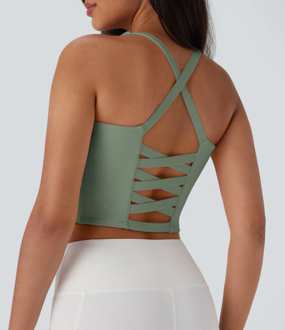 Cropped Yoga Tank Top DD-F Cups