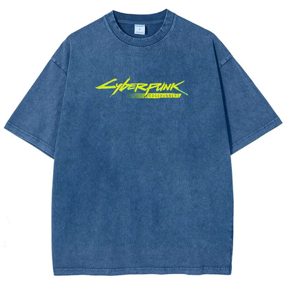 Cyberpunk Unisex Fit Washed T-Shirt 25 7 38371
