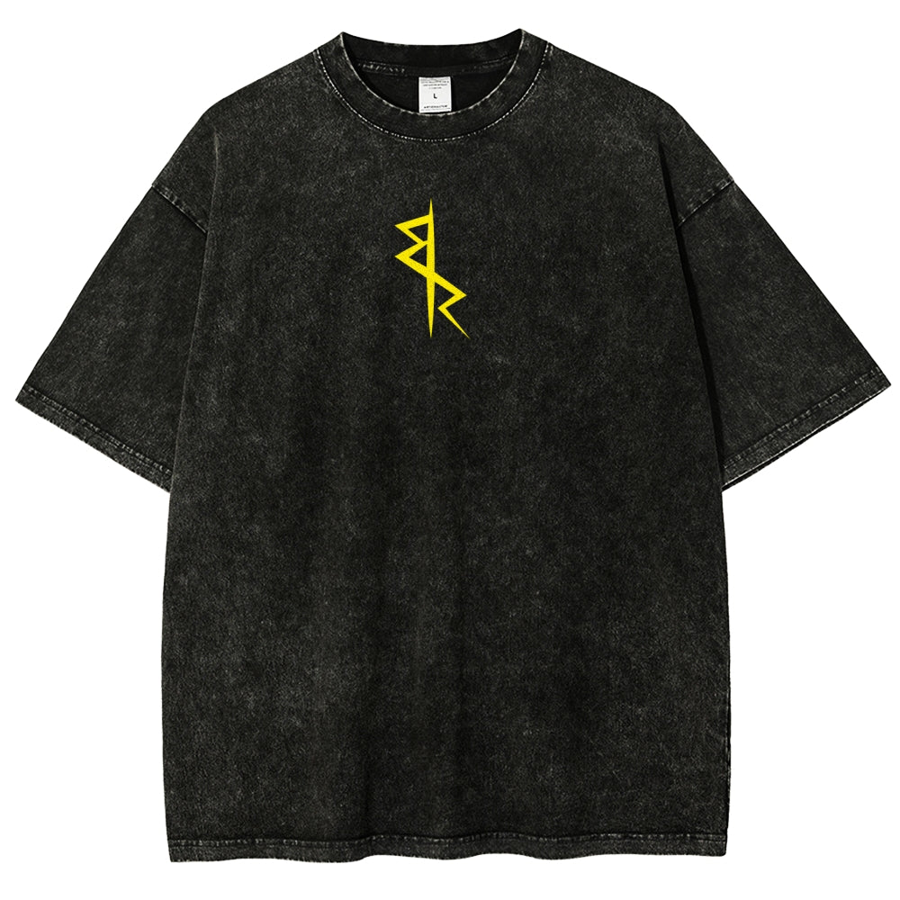 Cyberpunk Edgerunner Unisex Fit Washed T-Shirt 25 9  66