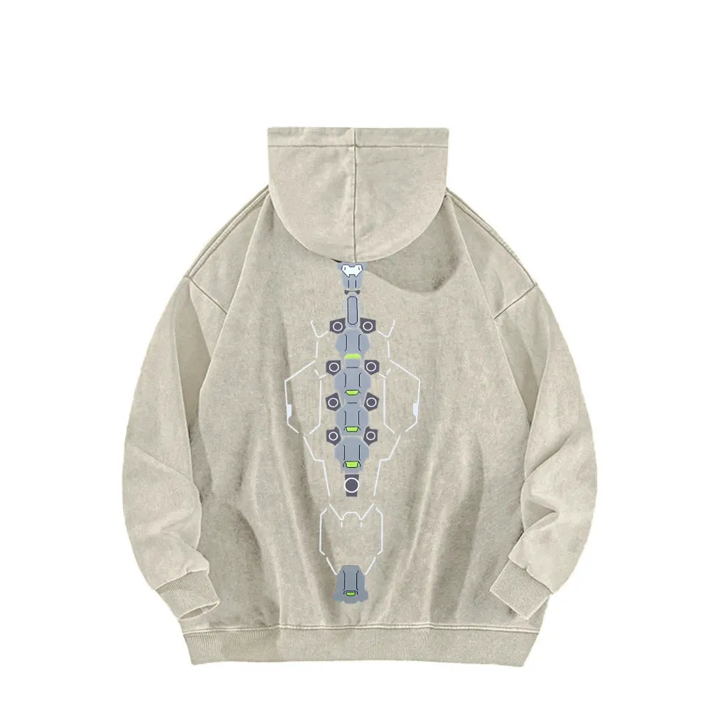 Cyberpunk Unisex washed sweatshirts 2511  4559