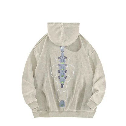 Cyberpunk Unisex washed sweatshirts 2511  4559