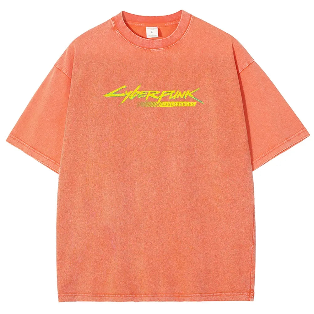 Cyberpunk Unisex Fit Washed T-Shirt 25 7 38371