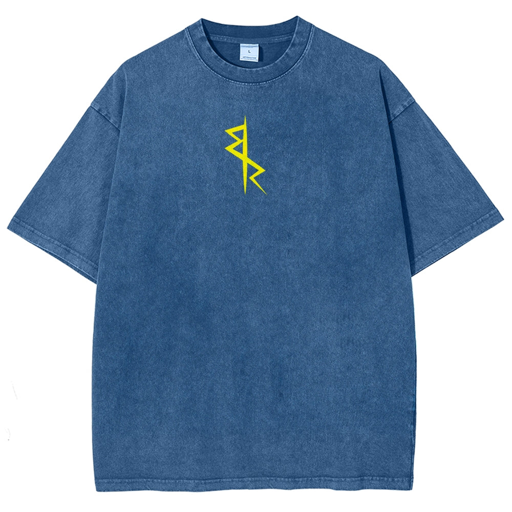 Cyberpunk Edgerunner Unisex Fit Washed T-Shirt 25 9  66