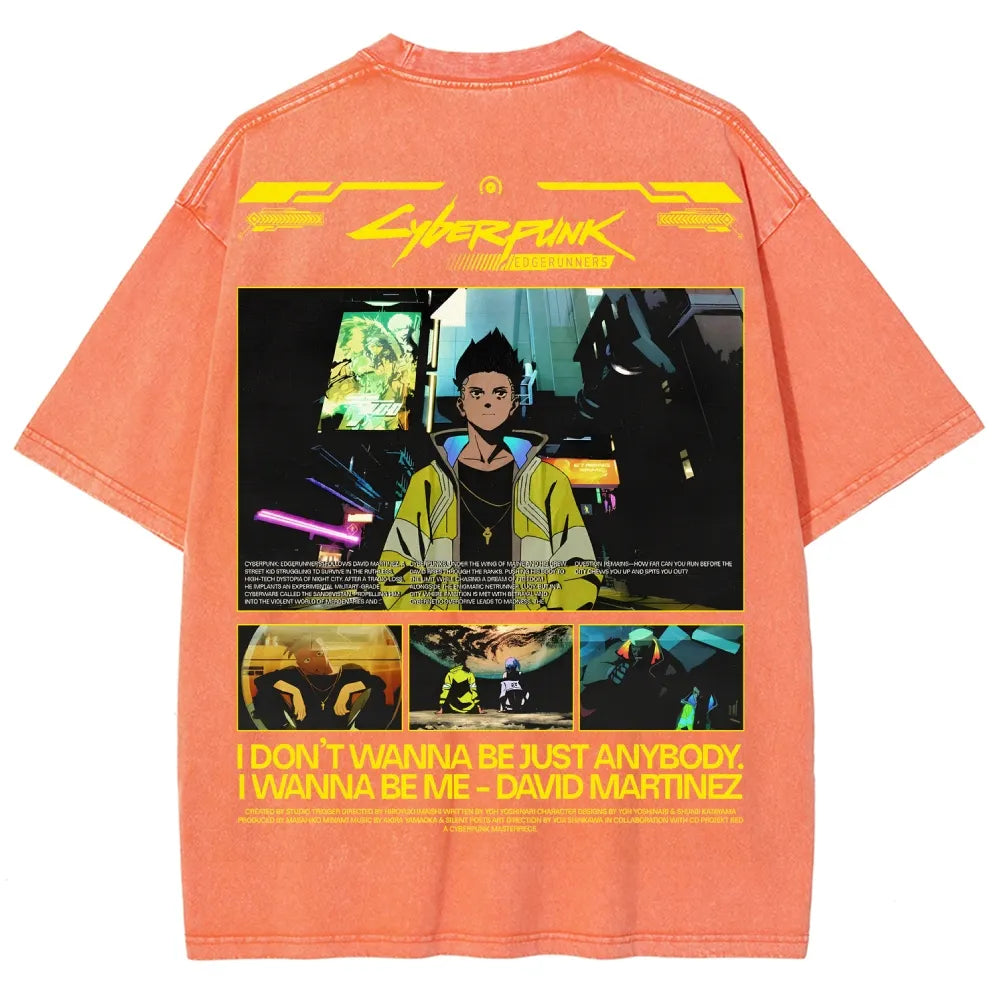 Cyberpunk Unisex Fit Washed T-Shirt 25 8  1212
