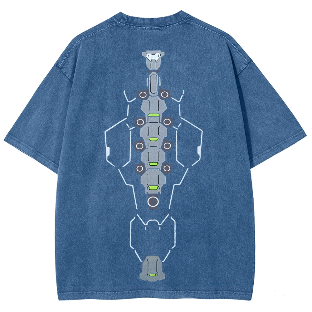 Cyberpunk Unisex Fit Washed T-Shirt 2511  4565