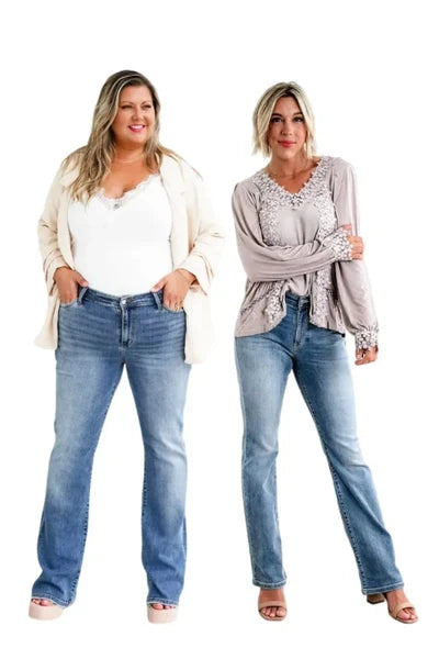 ✨HOT SALE 80% OFF👖New Tummy Control Bootcut Jeans