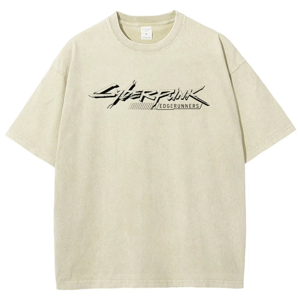 Cyberpunk Edgerunners Unisex Fit Washed T-Shirt 26 1  134