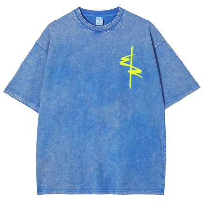 Cyberpunk Unisex Fit Washed T-Shirt 2511  4565