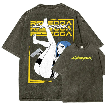 Cyberpunk Unisex Fit Washed T-Shirt 25 8 15999