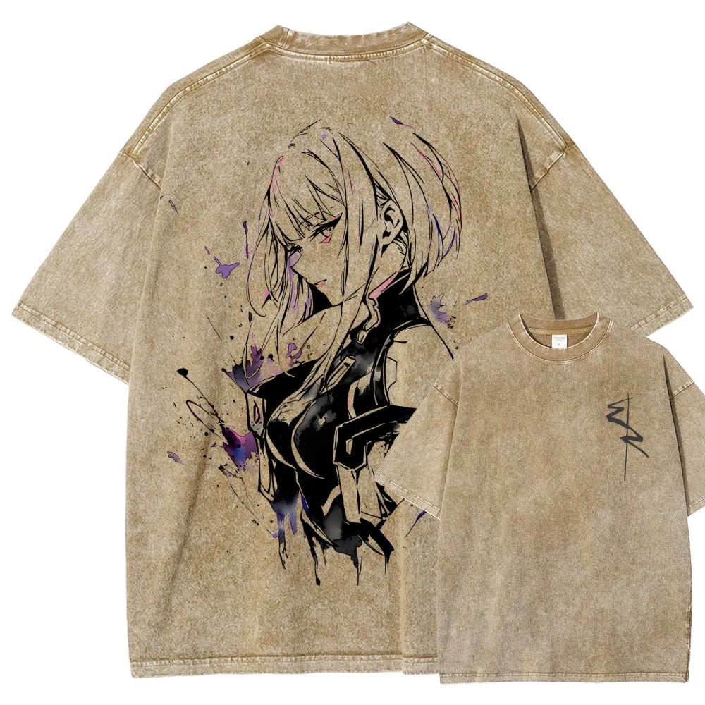 Cyberpunk Unisex Fit Washed T-Shirt 2511 149