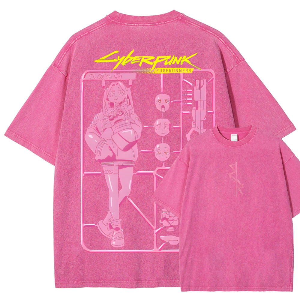 Cyberpunk: Edgerunners Unisex Fit Washed T-Shirt 25 8 11267