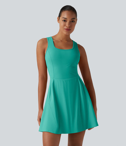 SoftlyZero™ Airy 2-in-1 Cool Touch Mini Dance Active Dress with Pockets-Easy Peezy Edition-Longer Length
