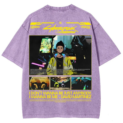 Cyberpunk Unisex Fit Washed T-Shirt 25 8  1212