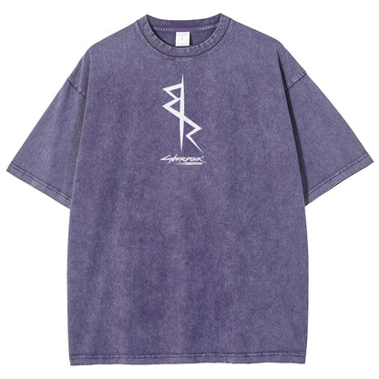 Cyberpunk Edgerunners Unisex Fit Washed T-Shirt 25 9 12 86