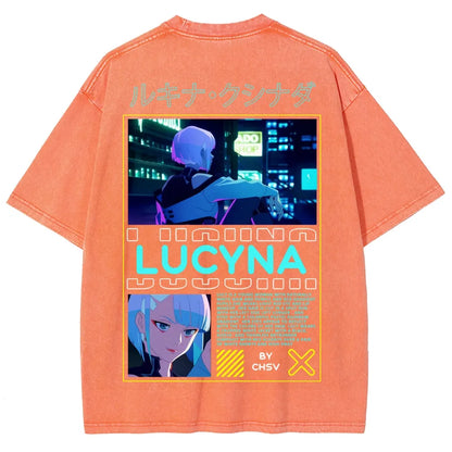 Cyberpunk Unisex Fit Washed T-Shirt 25 8 14781