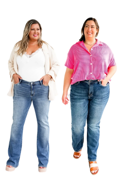 Holy Grail Tummy Control Bootcut Jeans (Tummy Control Cuffed Slim Fit Jeans (🔥 Buy 1, Get 1 FREE – Limited Time!))