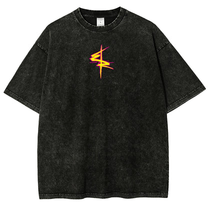 Cyberpunk Edgerunner Unisex Fit Washed T-Shirt 25 9  66 9
