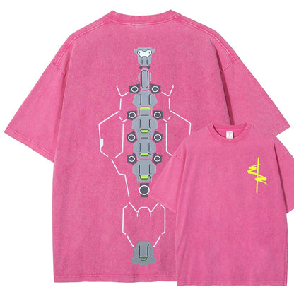 Cyberpunk Unisex Fit Washed T-Shirt 2511  4565