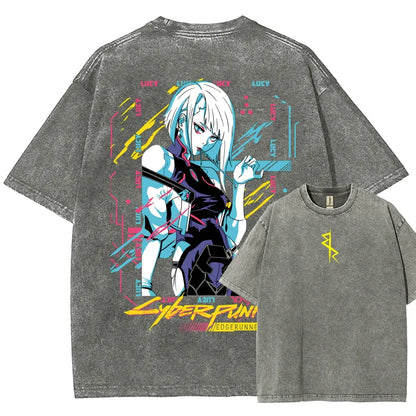 Cyberpunk Unisex Fit Washed T-Shirt 25 8 14576