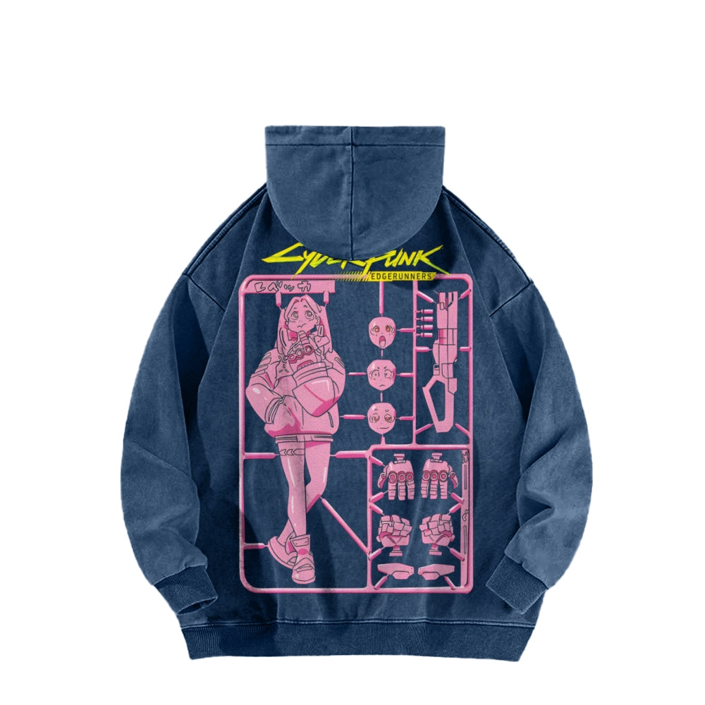 Cyberpunk Casual Washed Hoodie 25 8 1 866