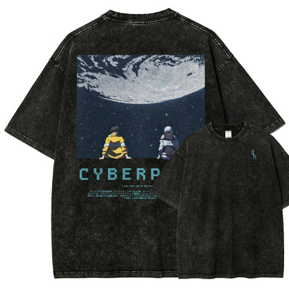 Cyberpunk Unisex Fit Washed T-Shirt 26 1  464