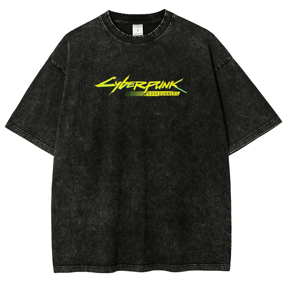 Cyberpunk Unisex Fit Washed T-Shirt 25 7 38371