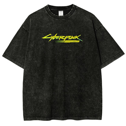 Cyberpunk Unisex Fit Washed T-Shirt 25 7 38371
