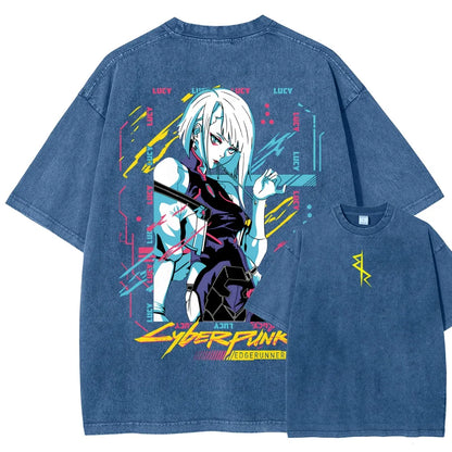 Cyberpunk Unisex Fit Washed T-Shirt 25 8 14576