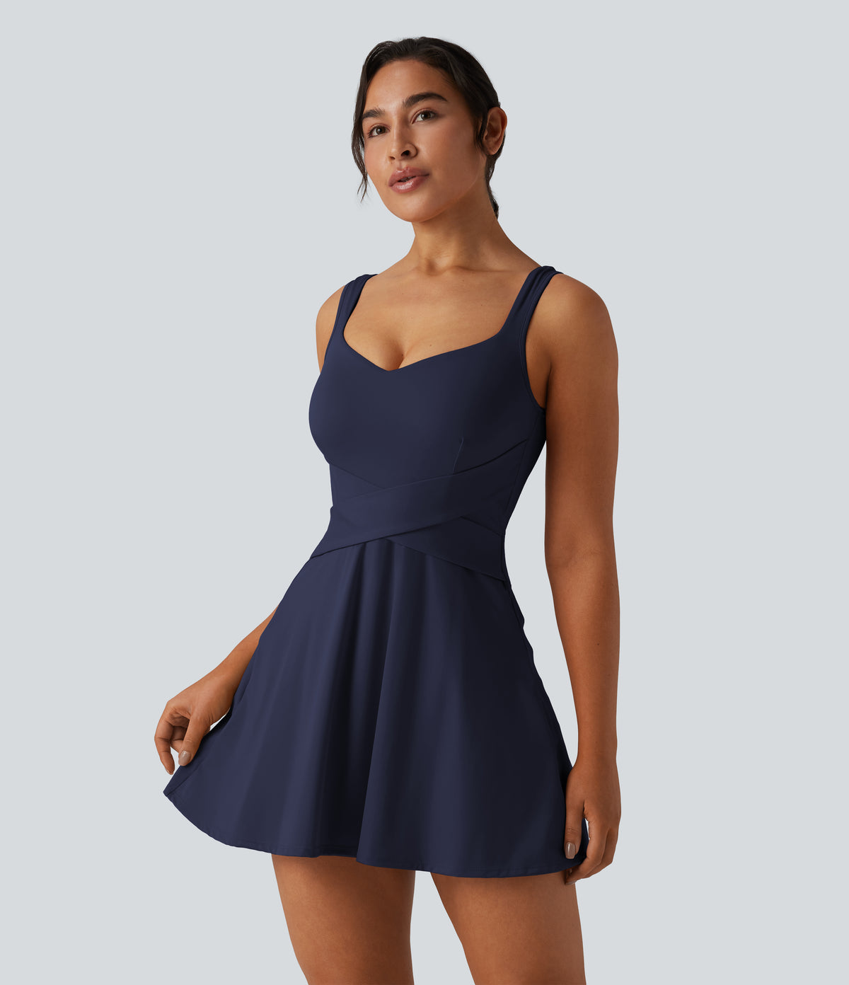 SoftlyZero™ Airy 2-in-1 InstantCool Mini Tennis Active Dress with Pocket-Easy Peezy Edition