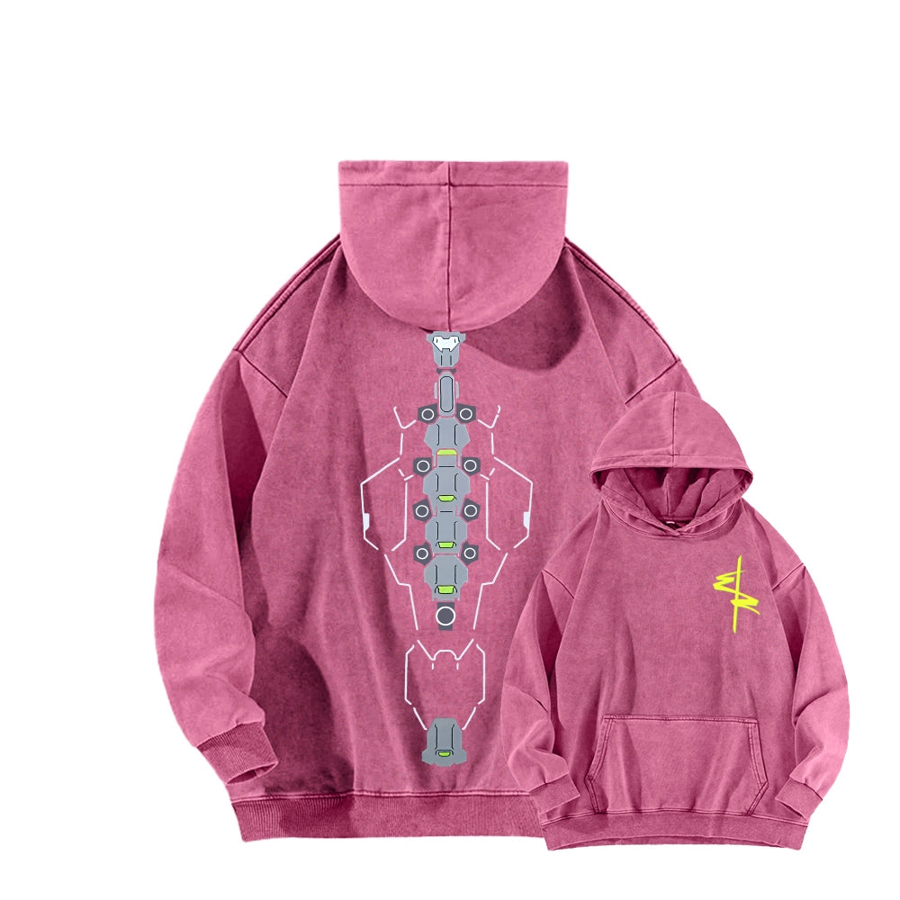 Cyberpunk Unisex washed sweatshirts 2511  4559