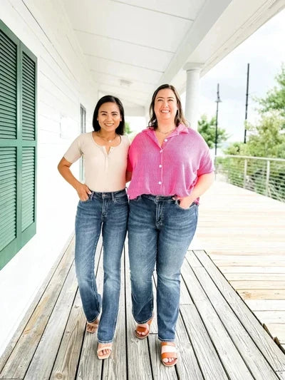 ✨HOT SALE 80% OFF👖New Tummy Control Bootcut Jeans