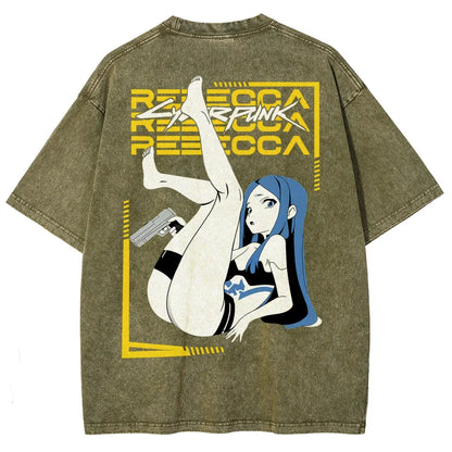 Cyberpunk Unisex Fit Washed T-Shirt 25 8 15999