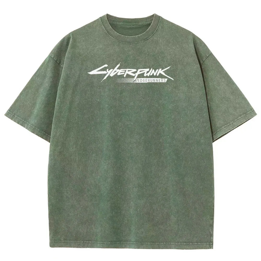 Cyberpunk Unisex Fit Washed T-Shirt 25 8 14593
