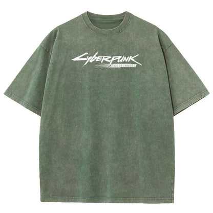 Cyberpunk Unisex Fit Washed T-Shirt 25 8 14593