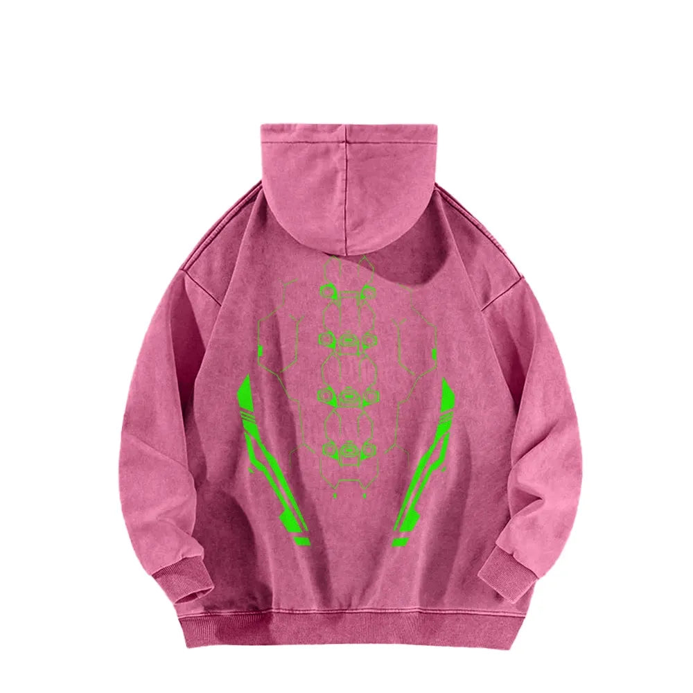 Cyberpunk: Edgerunners Casual Washed Hoodie 25 8 14757
