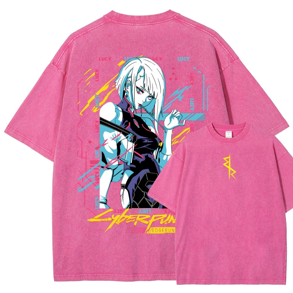 Cyberpunk Unisex Fit Washed T-Shirt 25 8 14576