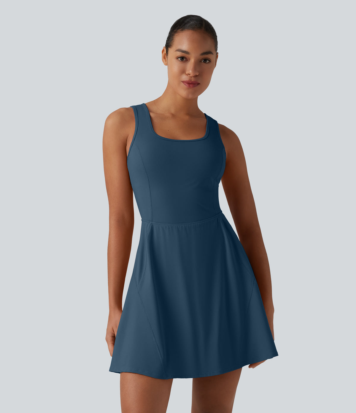 SoftlyZero™ Airy 2-in-1 Cool Touch Mini Dance Active Dress with Pockets-Easy Peezy Edition-Longer Length