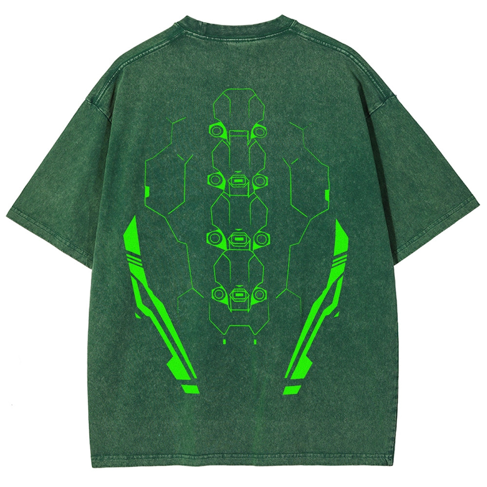 Cyberpunk Unisex Fit Washed T-Shirt 25 8 14597