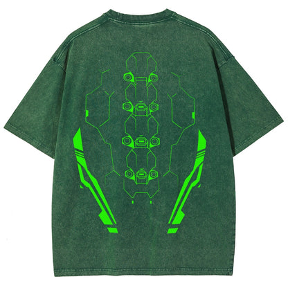 Cyberpunk Unisex Fit Washed T-Shirt 25 8 14597