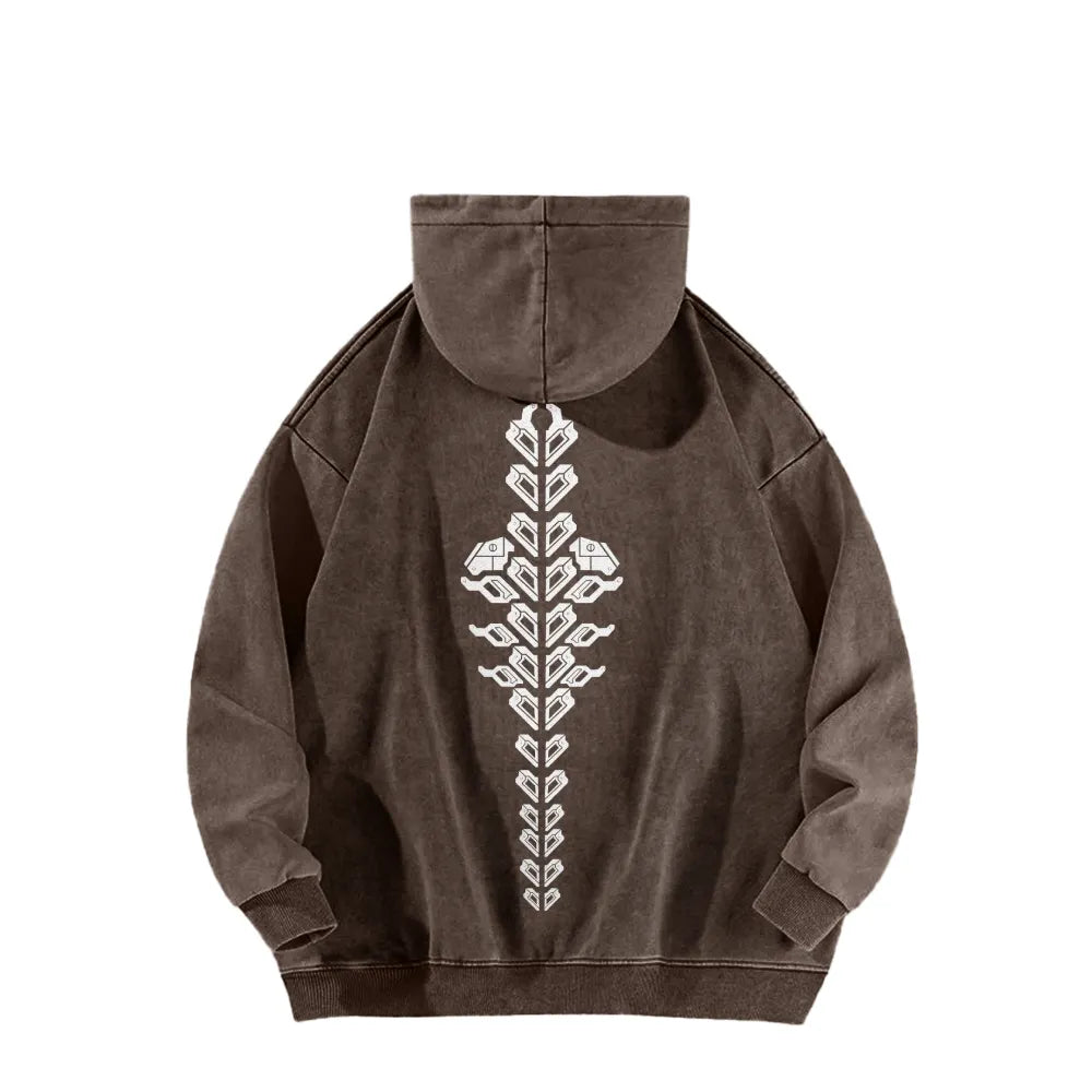 Cyberpunk: Edgerunners Casual Washed Hoodie 25 8 14758