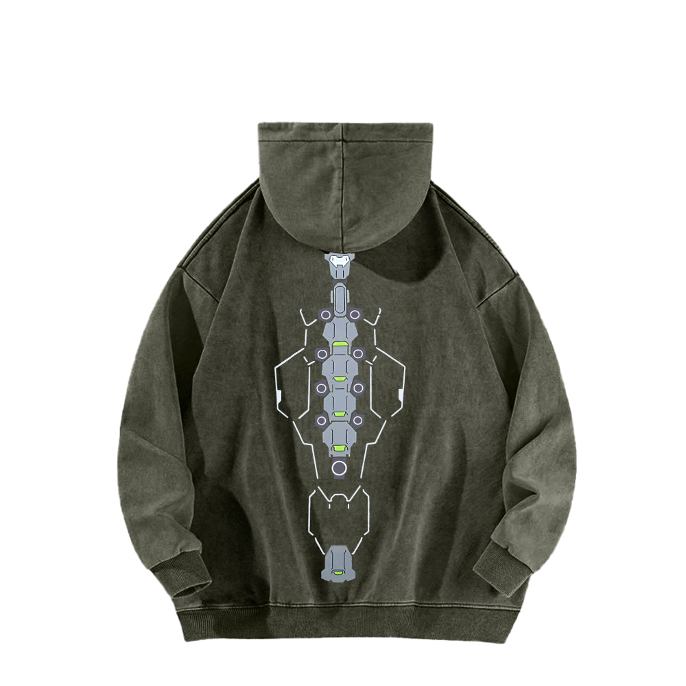 Cyberpunk Unisex washed sweatshirts 2511  4559