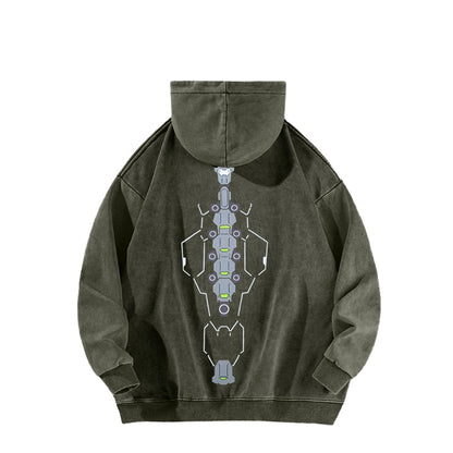Cyberpunk Unisex washed sweatshirts 2511  4559