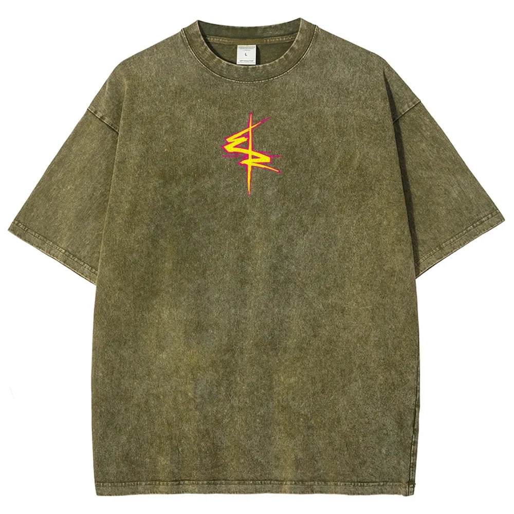 Cyberpunk Edgerunner Unisex Fit Washed T-Shirt 25 9  66 9