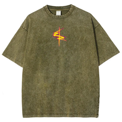 Cyberpunk Edgerunner Unisex Fit Washed T-Shirt 25 9  66 9
