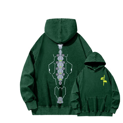 Cyberpunk Unisex washed sweatshirts 2511  4559